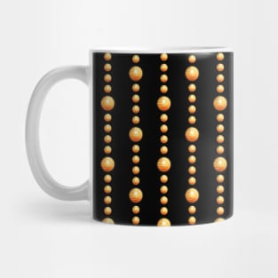 Gold Metallic Beads Strings Mug